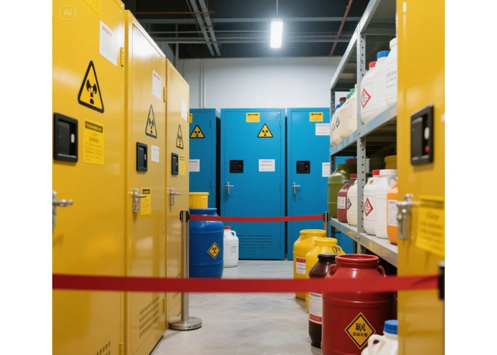 Хемиска безбедност: Спречување на опасностите на вашето работно место преку практики за безбедно складирање